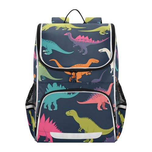 Mochila portátil dinosaurio para organizar libros de niños y niñas