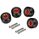 Duke 125 390 2012-2024 4pcs Motor SturzPads Rahmenschutz Crash Sliders für DUKE 125 390 200 RC125 RC390 RC250 2012-2019 2020 2021 2022 2023 2024- Schwarz