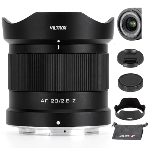 VILTROX　単焦点レンズ　Zマウント　AF20/2.8Z Amazon.co.jp: VILTROX AF 20mm F2.8 Z マウント 広角レンズ