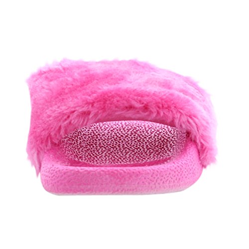 Rio-55K Girls Faux Fur Slides Flip Flop3