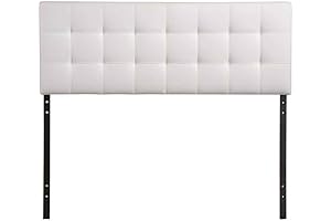 Modway Lily Tufted Faux Leather White Queen Headboard
