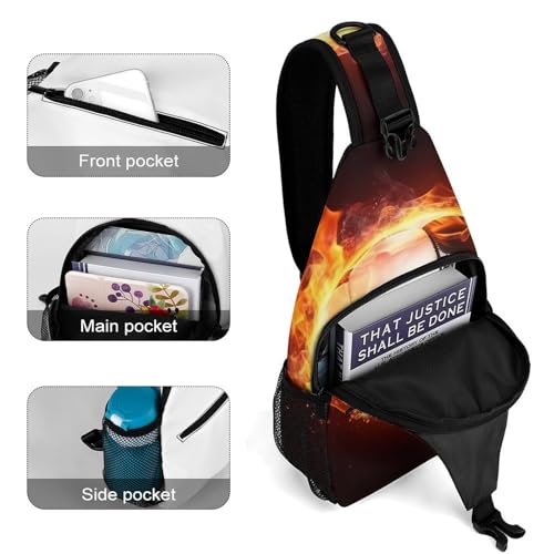 Morrales Sling Bag Deportivo para Senderismo y Uso Diario miniatura 4