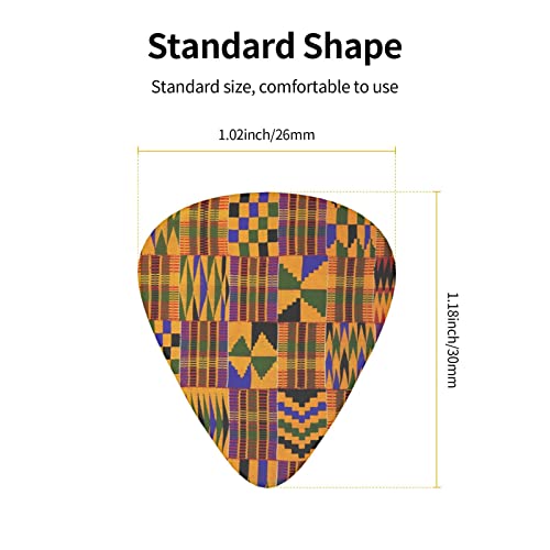 Ensemble de 12 médiators de guitare à motif ethnique africain pour guitare acoustique, guitare électrique, contrebasse… - Les Beatles, Paul McCartney, John Lennon, RIngo Starr, George Harrison Ensemble de 12 médiators de guitare à motif ethnique africain pour guitare acoustique, guitare électrique, contrebasse… – Image 5