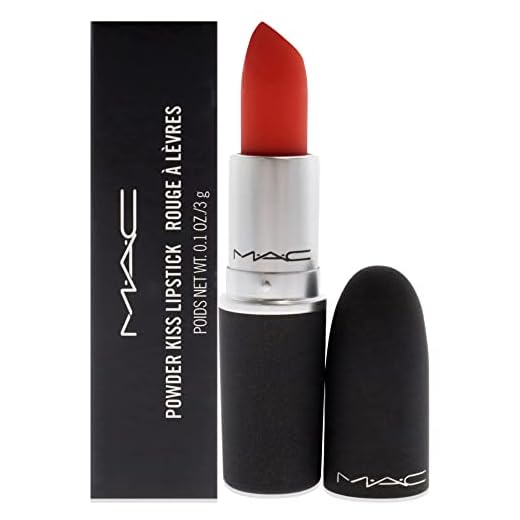 MAC Powder Kiss Lipstick - 303 Style Shocked Lipstick Women 0,1 oz