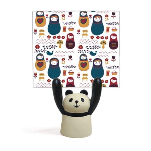 Poster russe de poupées russes panda mémo pour décoration de bureau