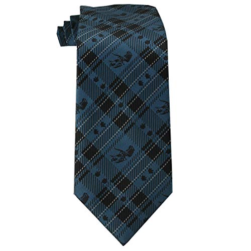 Triceratops dinosaur necktie gift for paleontologists and dinosaur trainers and ranchers (Teal)
