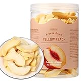 Freeze Dried Yellow Peaches Pieces,130g/4.58oz,Dehydrated Natural Fruit Snack,for Snacks, Yogurt & Kids Treats-Vegan,Baking, Cooking