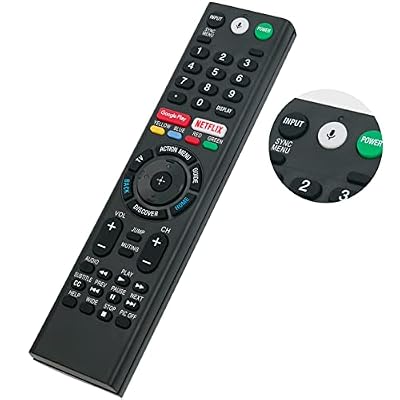 RMF-TX300U Replace Voice Remote Control with Mic fit for Sony 4K Smart LED TV HDTV Bravia XBR-43X800E XBR-49X800E XBR-55X800E XBR-55X806E XBR-65X850E 149331811 KDL-50W800C KDL-55W800C KDL-65W800C