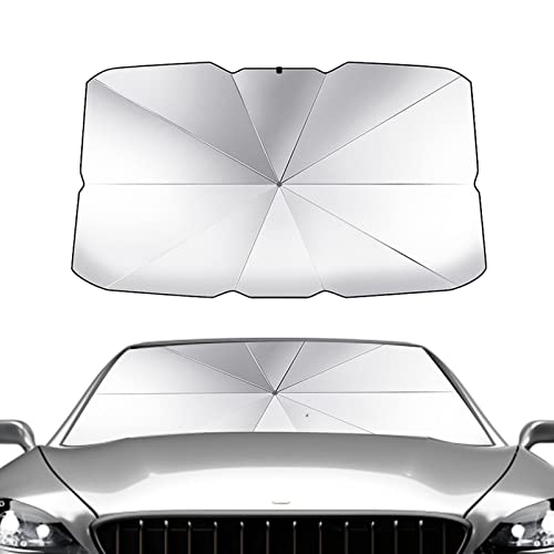 Fowybe Parasol para Parabrisas de Coche | Sombrilla Reflectante Plegable para Ventana Delantera de automóvil - para la mayoría de los Autos Deportivos SUV Truck Cover