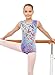 EQSJIU 2 Packs Leotards For Girls Gymnastics White Cat Shiny Heart Gymnastics Outfits Girls 7/8 Years