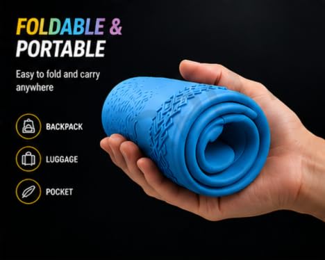 Image of Silicone Waterproof Shoe Covers for Men & Women | Reusable Non-Slip Rain Shoe Protector | Stretchable Overshoes for Rain, Mud, Snow, Hiking & Outdoor Use