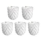 Hoomtaook WC-Bürstenkopf Universalzubehör 5 Packungen Nur für an der Wand montierte Toilettenbürste geeignet