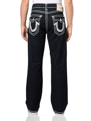 True Religion Men's Billy Marled Lurex Logo Super T Flap 1/2"2