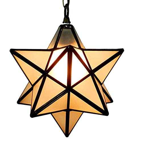 Lustre durable en fer forgé de haute qualité au design géométrique