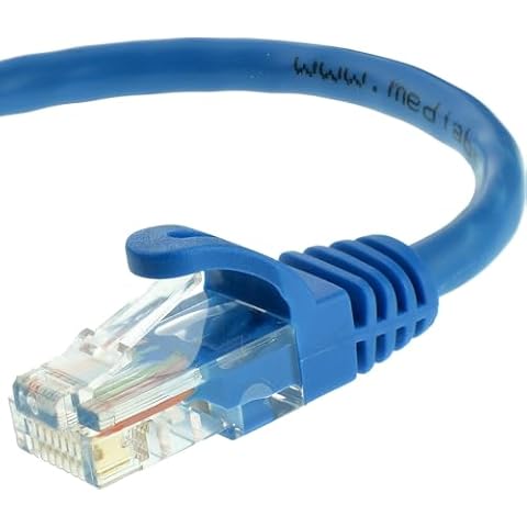 Mediabridge CAT6 Ethernet Patch Cable (25 ft) RJ45 Connectors with Gold Plated Contacts (10gbps) Cover