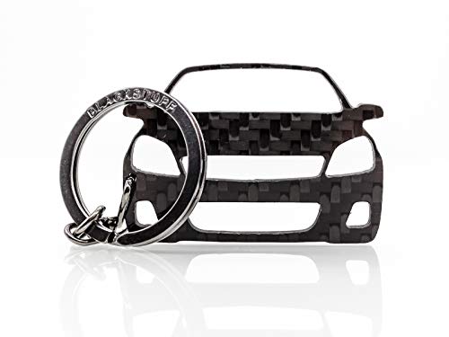 BlackStuff Llavero De Fibra De Carbono Cadena De Claves Compatible con Astra H 2004-2009 BS-190