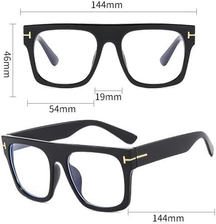 Stylowe, Duże Okulary Do Czytania Aviator, Duże Kwadratowe Okulary Blokujące Niebieskie światło Do Czytania Przy Komputerze, Niezniszczalne Okulary, A4, 200
