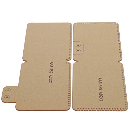 Modelo de carteira de couro, modelo de bolsa de cartão Modelo durável de acrílico feito à mão Modelo