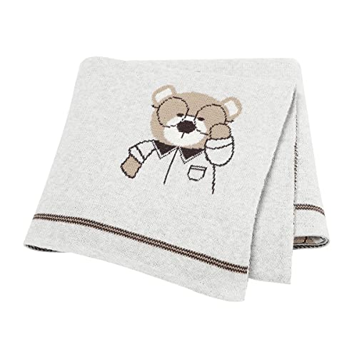 Hadetoto Coperta per bambini in 100% cotone