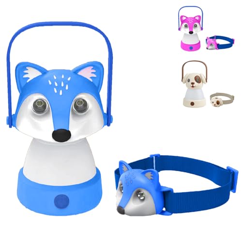 KidzAdventure LED Lantern & Rechargeable Headlamp Set