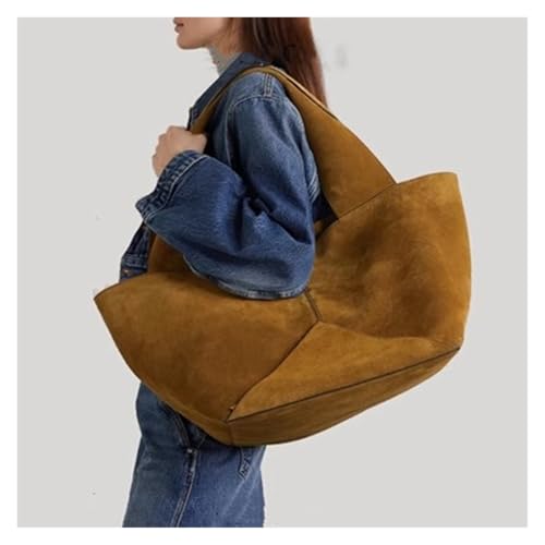 Suede Bucket Bag Women's Shoulder Bag Shoppers Large Capacity Handbag Fashion Casual Versatile Crossbody Bag For Women2