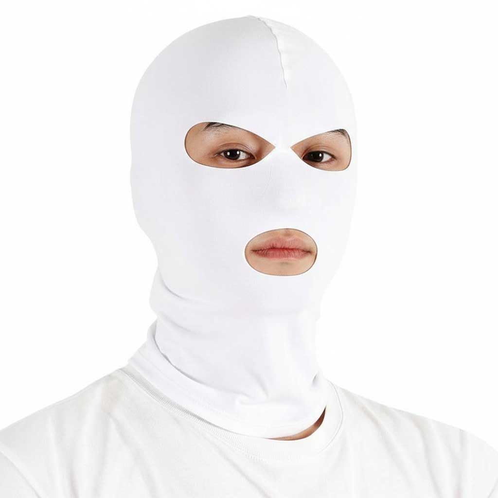 3 Hole Ski Mask 1-2 Pack Balaclava Face Mask with Mouth Hole Shiesty Mask Men Women Motorcycle Full Face Cover for Football