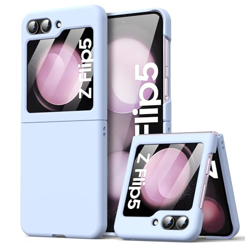 Coque Galaxy Z Flip 5 silicone bleu, la protection idéale pour votre quotidien