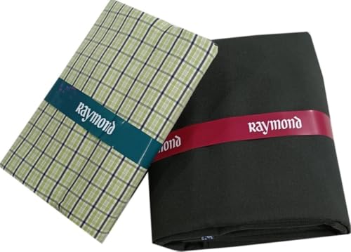 Image of Raymond Premium Unstitched Formal Shirt Fabric, Cotton Blend Stripes, 150 x 150 cm, Regular Fit, Professional Wear Collection