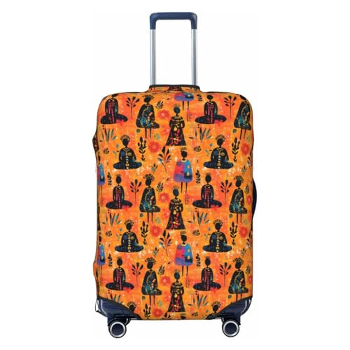 Luggage Cover - Retro Woman Pattern Print Travel Suitcase Covers For Luggage, High Elasticity Suit Case Cover Protector Fits 18-32 Inch