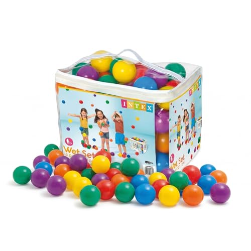 Intex Fun Ballz - Kunststoffbälle - 100 Stück - Ø 8 cm