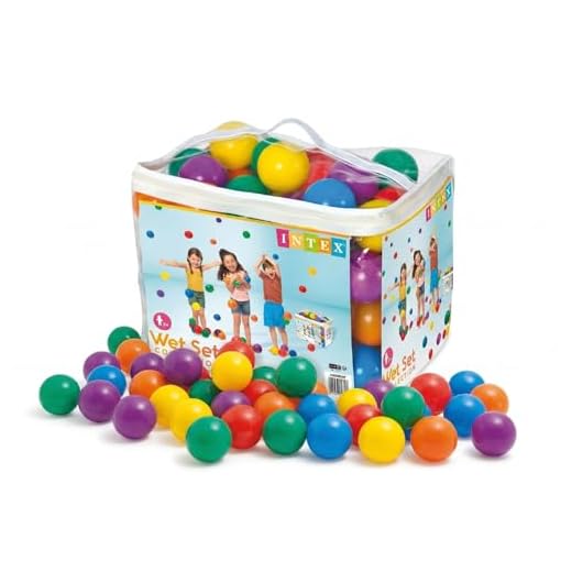 Intex Fun Ballz - Kunststoffbälle - 100 Stück - Ø 8 cm