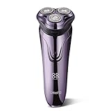 👨LED-ANZEIGE&POP-UP TRIMMER - Die LED-Anzeige kann Batterieprozentsatz, Ladeanzeige, Reinigungsanzeige und Safe-Lock anzeigen, und wird mit der zusätzliche POP-UP Trimmer geliefert. Wenn Sie mit unserem Produkt oder unserer Dienstleistung nicht zufrieden sind, kontaktieren Sie uns bitte für eine Lösung oder Reklamation