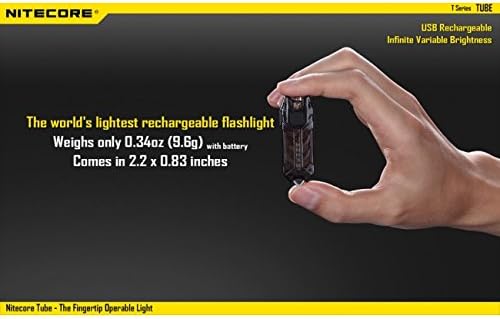Nitecore Tube Tiny Keychain USB Rechargeable 45 lm LED Flashlight