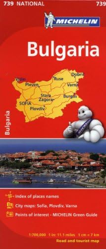 Michelin Bulgaria Map 739 (Maps/Country (Michelin)) Map – Folded Map, January 1, 2017