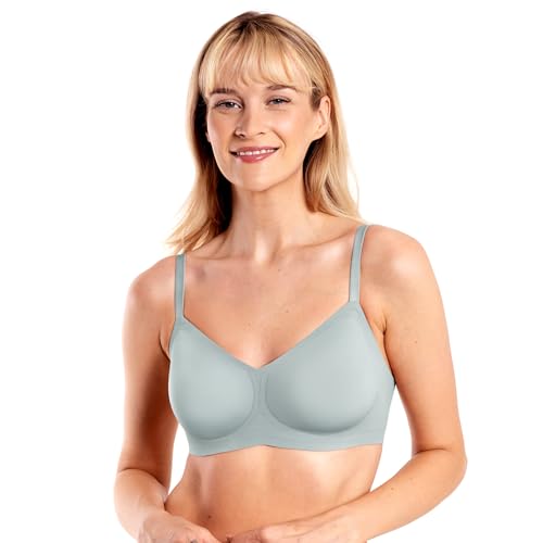 Image of Floatley to The T-Shirt Wireless Push Up Lift Bra for Women, Soft Silky Everyday Comfort Bra with Removable Pads