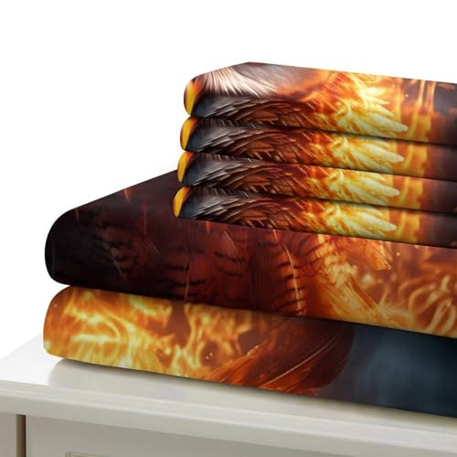Housse de couette dragon 3D 220x240cm en microfibre douce - 7