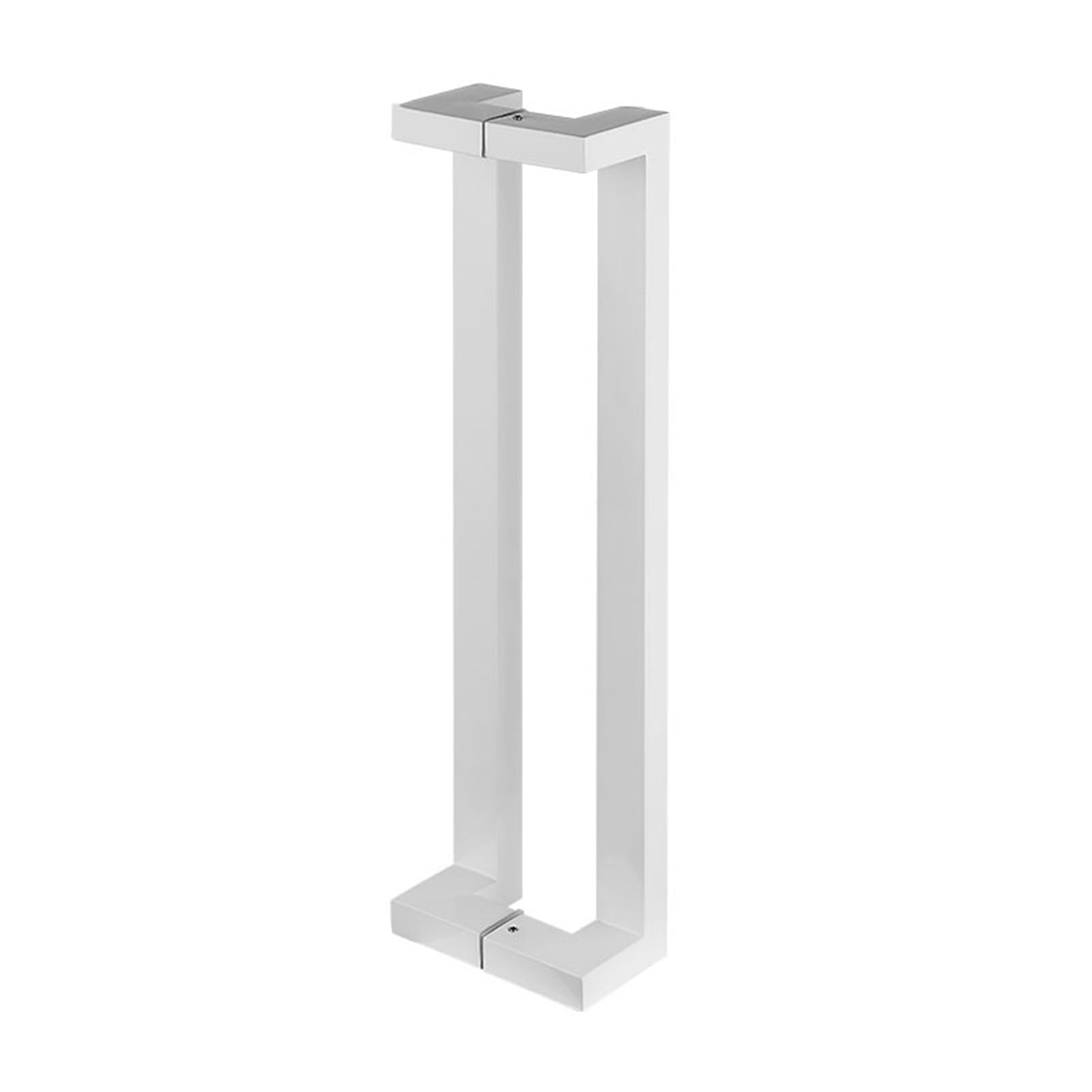 Poignée de porte en acier inoxydable au design épuré pour entrée