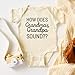 How Does Grandma and Grandpa Sound Surprise Pregnancy Announcement for Grandparents, Cute Ideas to Announce Pregnancy to Grandparents, See You Soon Grandparents Baby Announcement Gift Multicolor