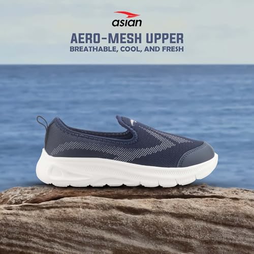 Image of ASIAN Style Walk-01 Slip-On Walking Shoes for Women & Girls | Lightweight Stylish Casual Shoes with Arch Support, Memory Foam & Durable Sole