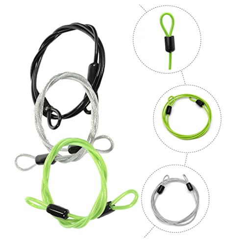 Cable de Seguridad para Bicicleta 3 Piezas miniatura 3