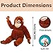 Imagen de Ligtmor Peluche de Mono Orangután
