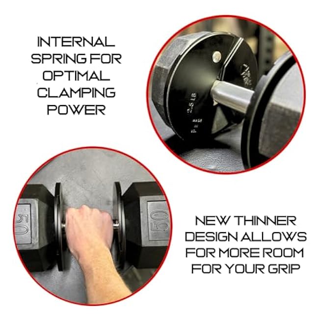 Micro Gainz Dumbbell Fractional 2.5 lb Weight Plate, Ideal for Micro Loading, (Choose Color) 2 Piece Fractional Weight Plates, Designed for Dumbbell Training, Made In USA