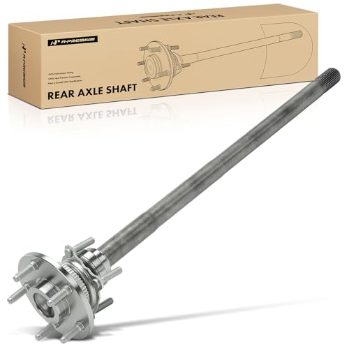 A-Premium Rear Left Driver Side Axle Shaft Assembly With Bearing and Seal Compatible with Jeep Wrangler JK 2007-2018 Rubicon and Unlimited Rubicon Only For Dana Super 44 Rear Axle 32 Splines