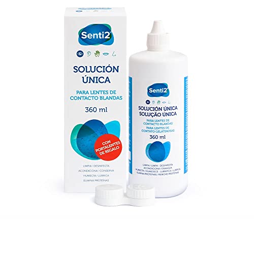 SENTI2 Solución única para lentes, Bote, 360ml