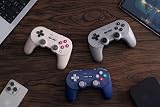 8BitDo Pro 3 Kontroler Bluetooth do Switch/Switch 2 – TMR Joysticki, wymienne przyciski ABXY, przyciski Pro Back, stacja ładująca, wyzwalacze Halla, do Windows, Apple, SteamOS, Android (G Classic)