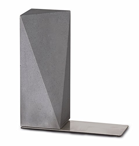 Buchstütze „Nordwand“ aus Beton, zeitloses Design und klare Konturen Cover