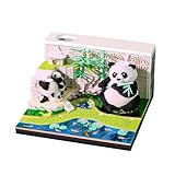 2026 パンダカレンダーソーラー充電式 LED デスクオーガナイザー永久紙構造 & 可観測性ナイトライト天国都市計画 LED カレンダーオフィス用