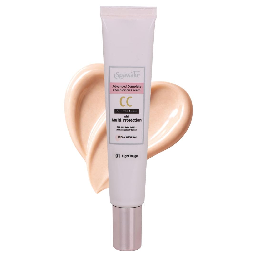 Spawake Advanced Complete Complexion CC Cream SPF35 PA+++ | With Sea Minerals | Multi Protection | Lightweight Coverage | All Skin Types | Natural Beige | 30g-image-17
