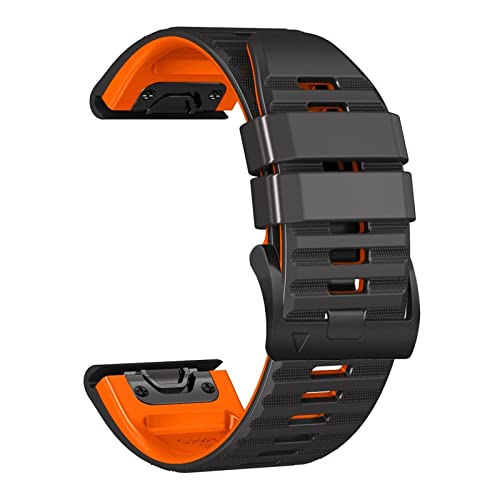 Bracelet montre 26mm rechange en caoutchouc pour Fenix 5X et 3 HR