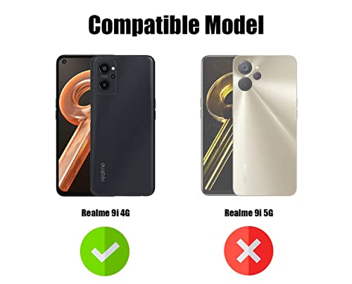 Image of Jkobi Back Cover for Realme 9i (Silicone with Camera Protection | Soft and Flexible | Transparent)